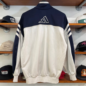 2000'S ADIDAS PANELS SATIN JACKET - L