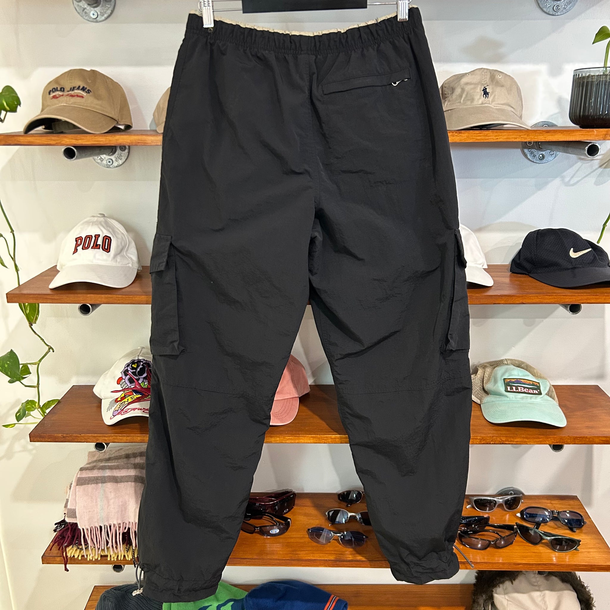 1990'S CHAPS RALPH LAUREN CARGO TRACK PANTS -L