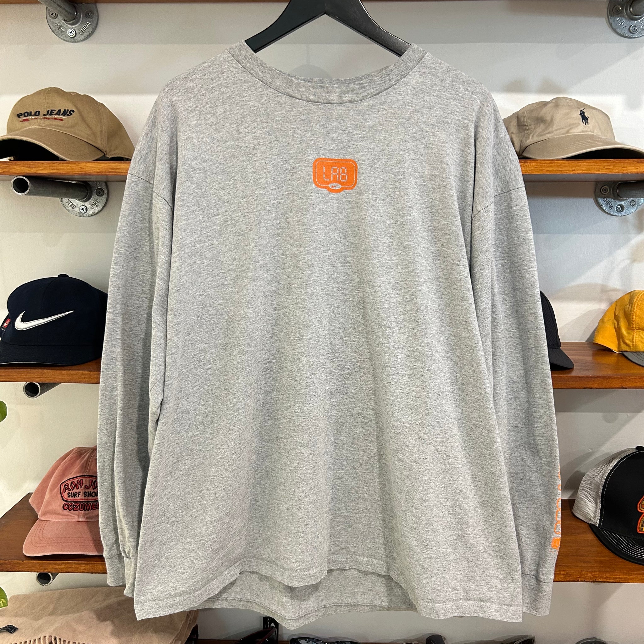 2000'S NIKE LAB 'MONKEY BUSINESS' LONG SLEEVE TEE - XL