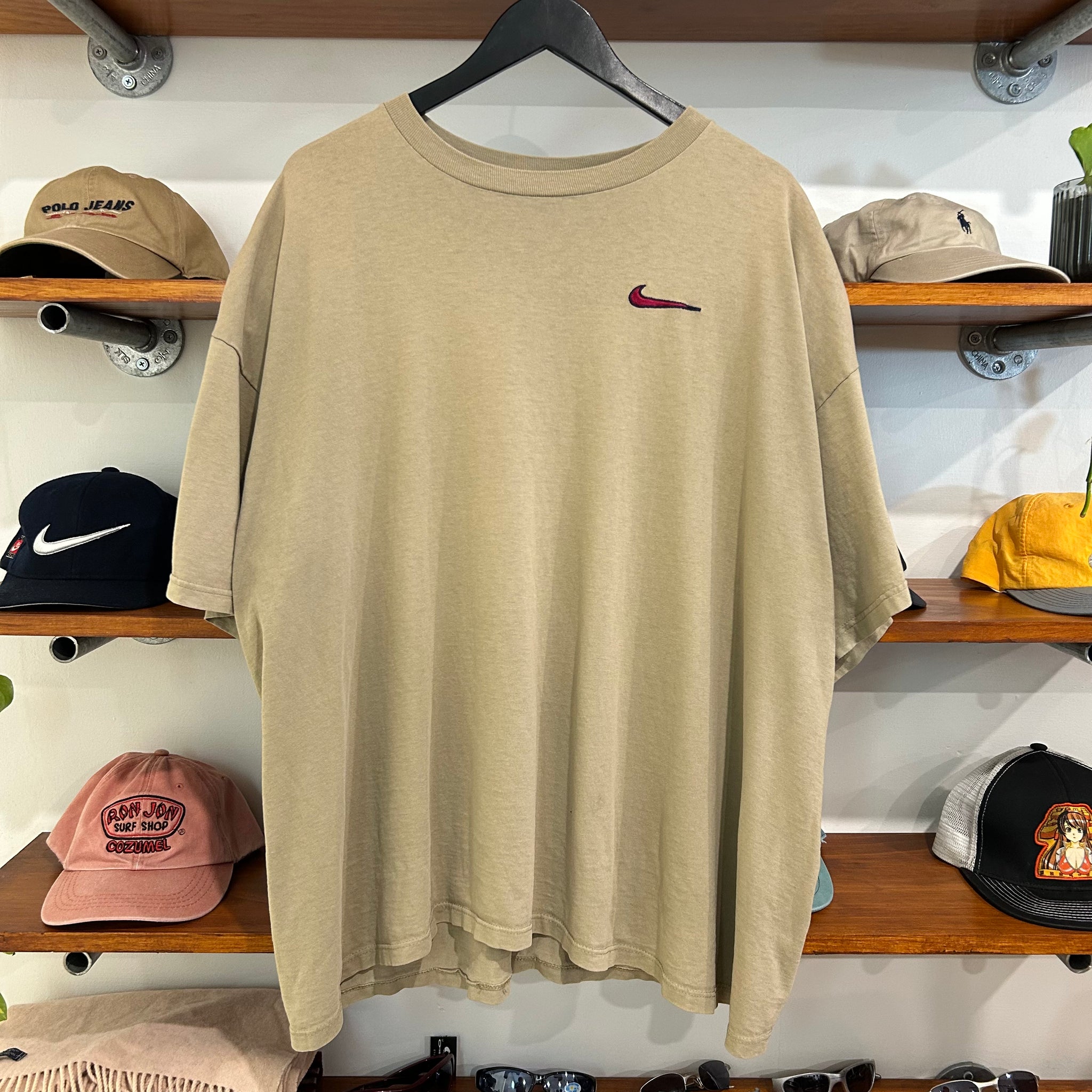 1990'S NIKE SWOOSH TEE - XXL