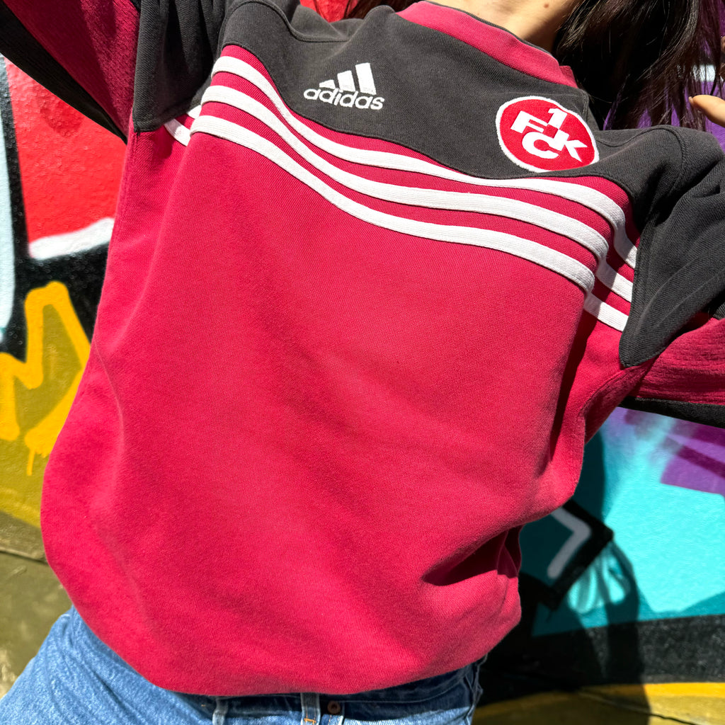 1990'S ADIDAS FC KAISERSLAUTERN CREWNECK - S