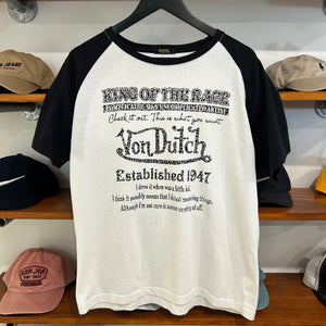 2000'S VON DUTCH RAGLAN TEE - M