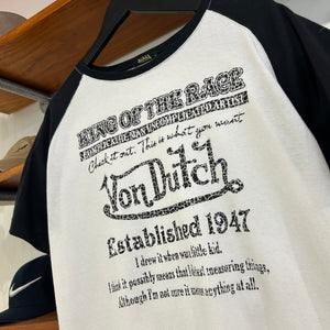 2000'S VON DUTCH RAGLAN TEE - M