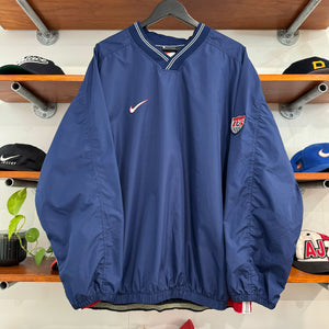 1990'S NIKE USA SOCCER PULLOVER - XXL