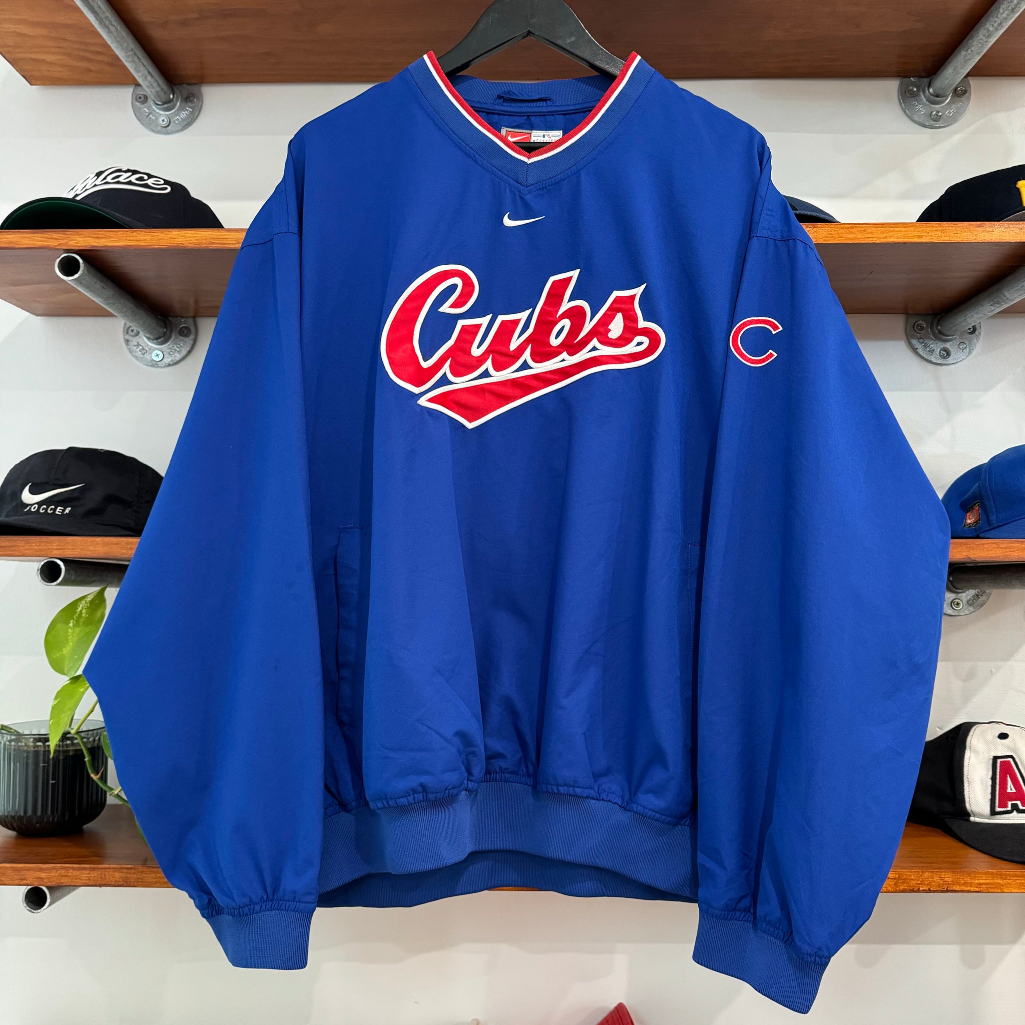 1990'S NIKE MLB CHICAGO CUBS PULLOVER - XXL