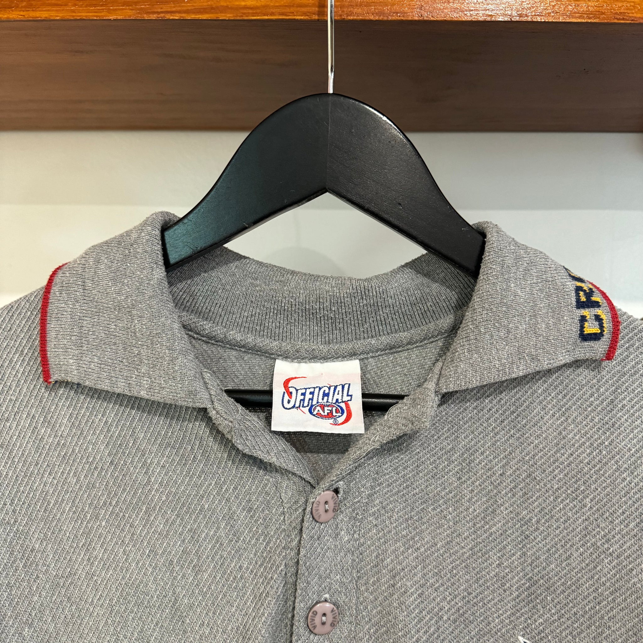 2000'S AFL ADELAIDE CROWS POLO SHIRT - L/XL