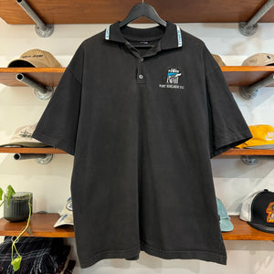 2000'S AFL PORT ADELAIDE POLO SHIRT - XL