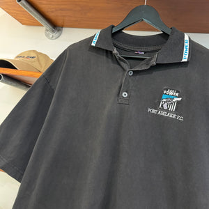 2000'S AFL PORT ADELAIDE POLO SHIRT - XL