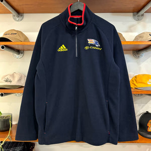 2000'S ADIDAS ADELAIDE CROWS FLEECE 1/4 ZIP - L