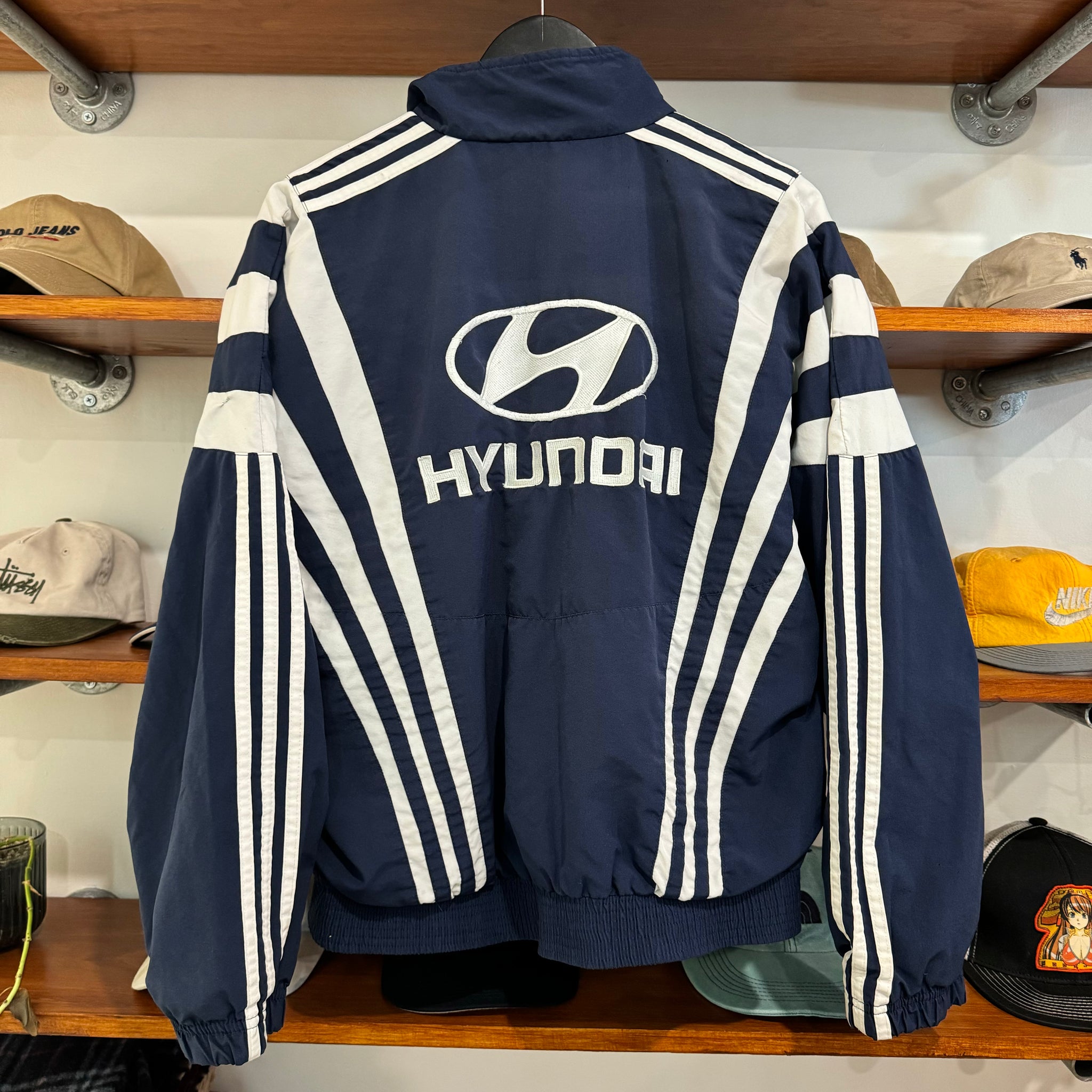 1990'S ADIDAS TRAINING CARLTON F.C JACKET - S/M