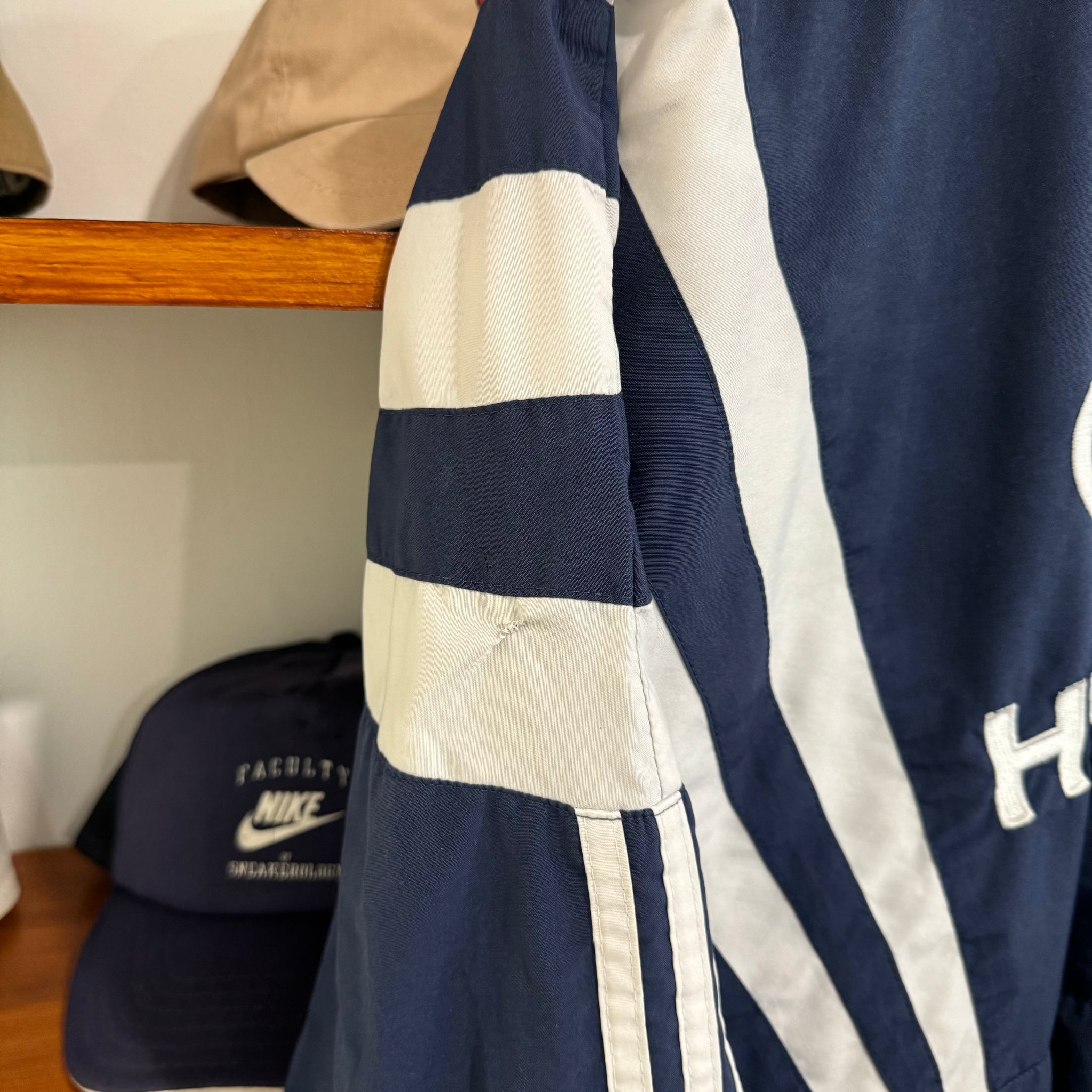 1990'S ADIDAS TRAINING CARLTON F.C JACKET - S/M
