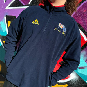 2000'S ADIDAS ADELAIDE CROWS FLEECE 1/4 ZIP - L