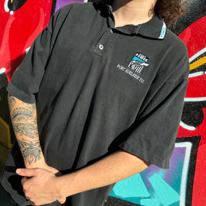 2000'S AFL PORT ADELAIDE POLO SHIRT - XL