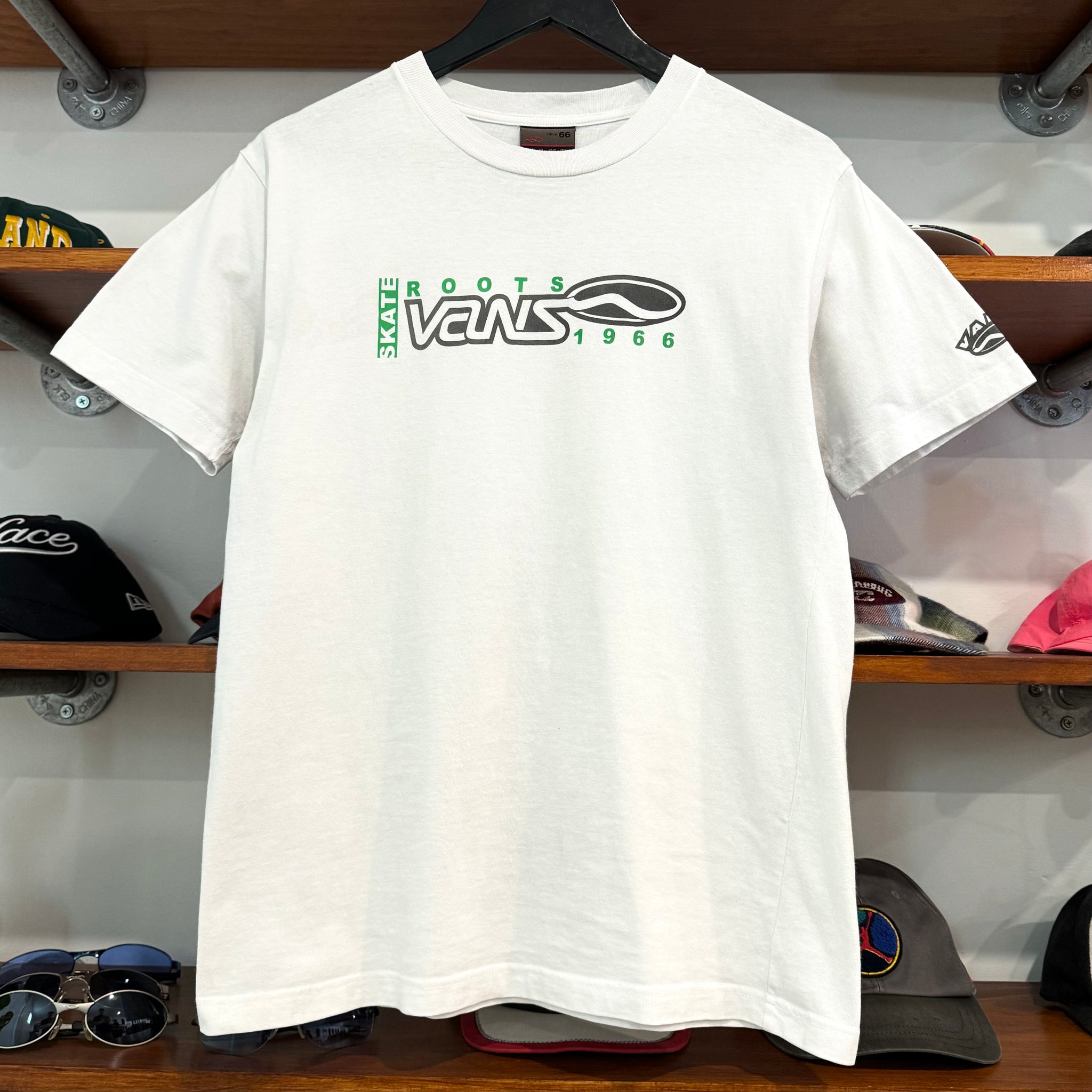 1990'S VANS SKATE ROOTS TEE - M