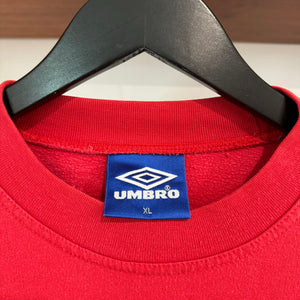 1990'S UMBRO SEVILLA EMBROIDERED SWEATSHIRT - L/XL