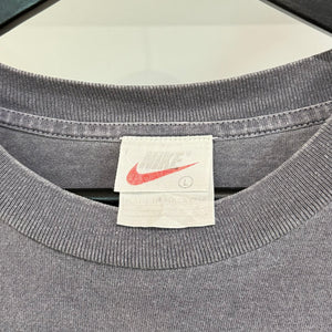 1990'S NIKE SWOOSH EMBROIDERED TEE - L/XL