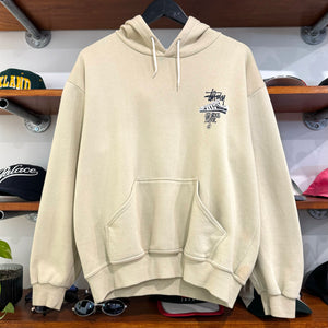 1990'S STUSSY 'OLD SKOOL FLAVOUR' HOODIE - M