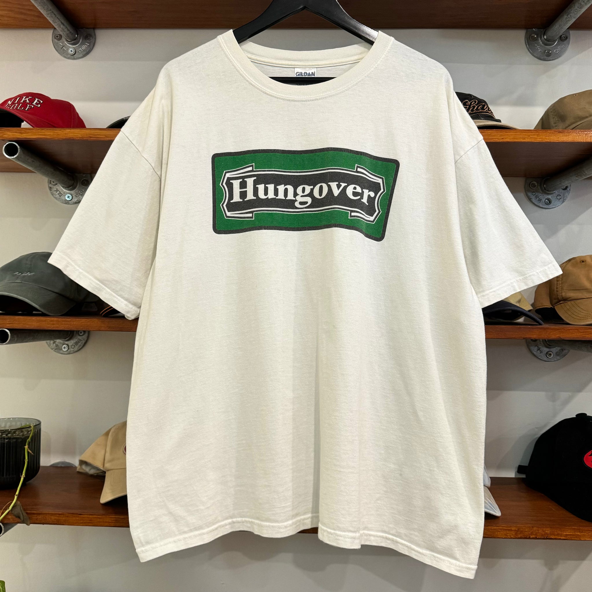2000'S 'HANGOVER' HEINEKEN PARODY TEE - XL