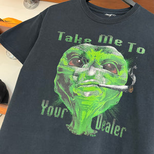 1990'S ALIEN 'TAKE ME TO YOUR DEALER' TEE - M