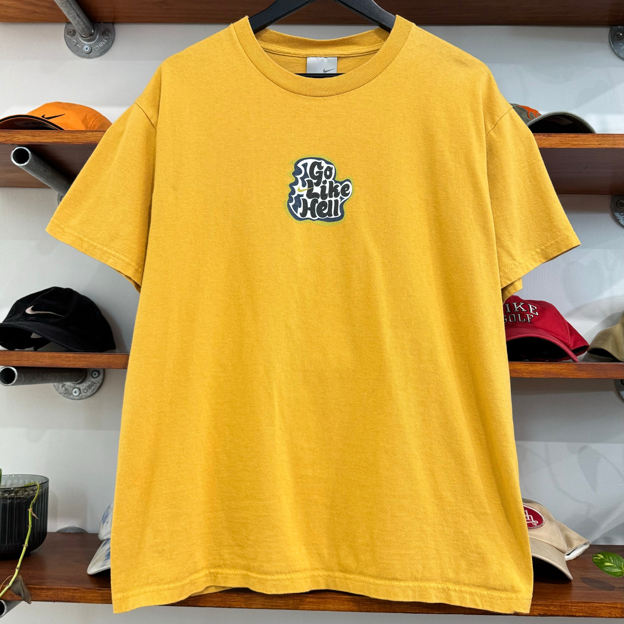 2000'S NIKE 'GO LIKE HELL' GRAPHIC TEE - L