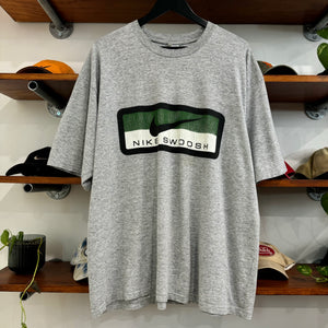 1990'S NIKE SWOOSH GRAPHIC DOUBLE SIDED TEE - XL