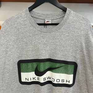 1990'S NIKE SWOOSH GRAPHIC DOUBLE SIDED TEE - XL