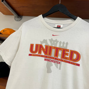 2000'S NIKE MANCHESTER UNITED GRAPHIC TEE - S