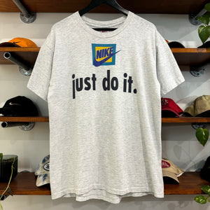 1990'S NIKE 'JUST DO IT' GRAPHIC TEE - L