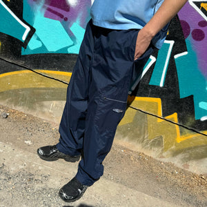2000’S NIKE EMBROIDERED TRACK PANTS - L
