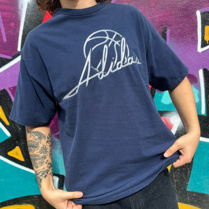 2000'S ADIDAS BASKETBALL 3D GRAPHIC TEE - L