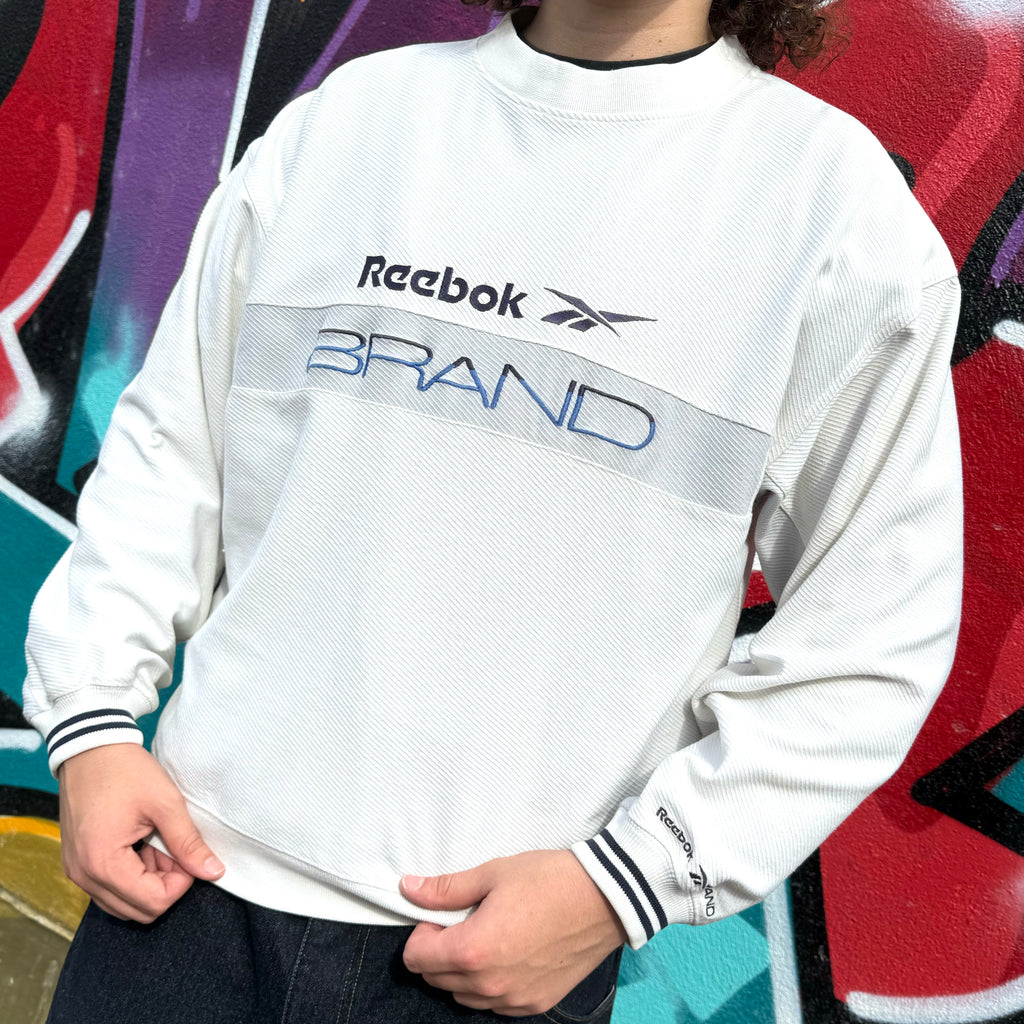 2000'S REEBOK EMBROIDERED SWEATSHIRT - M
