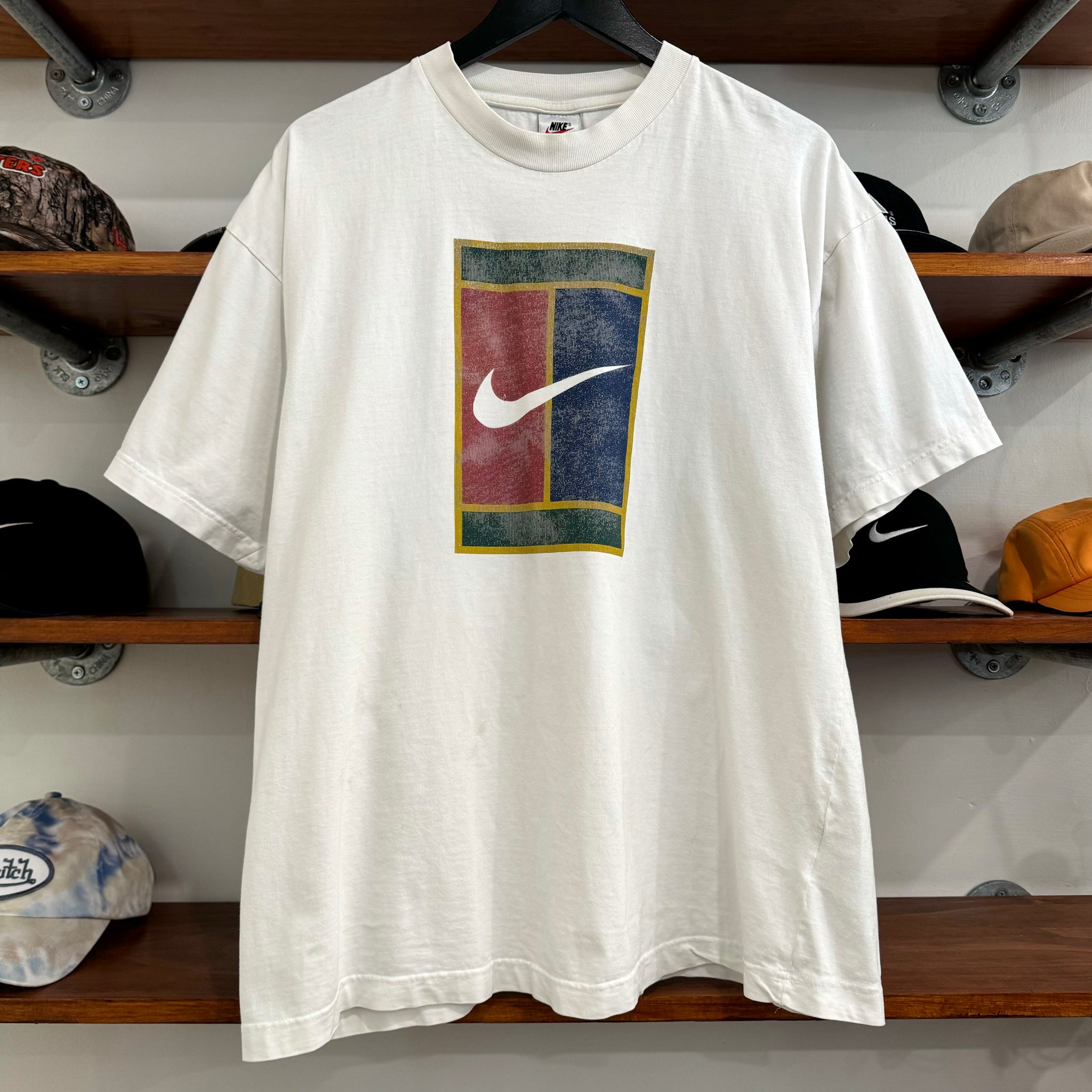 1990'S NIKE CHALLENGE COURT TEE - L