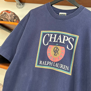 1990'S CHAPS RALPH LAUREN GRAPHIC TEE - XL