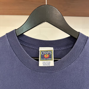 1990'S CHAPS RALPH LAUREN GRAPHIC TEE - XL