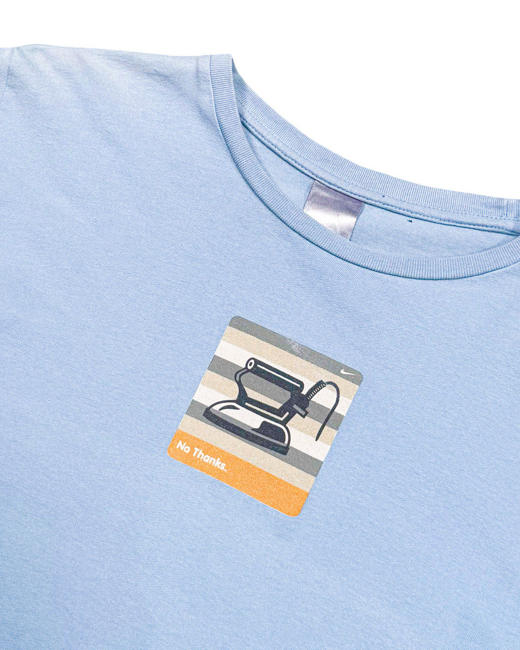 2000'S NIKE 'NO THANKS' GRAPHIC TEE - S/M