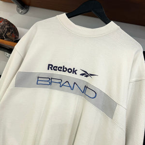 2000'S REEBOK EMBROIDERED SWEATSHIRT - M