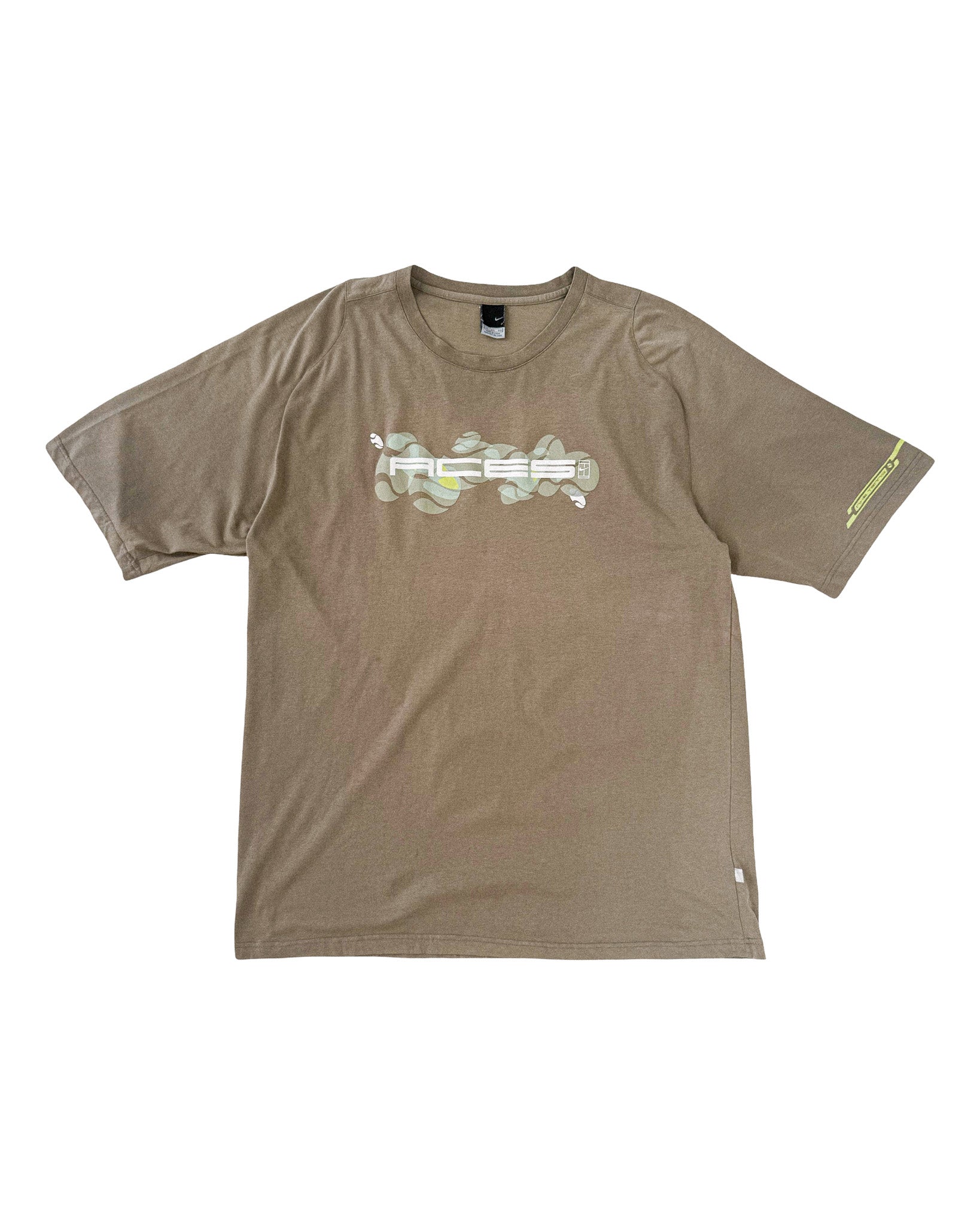 2000'S NIKE CHALLENGE COURT 'ACES' GRAPHIC TEE - XXL