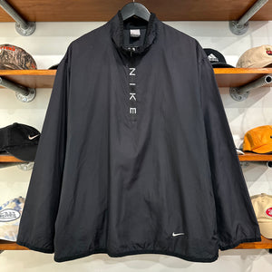 2000'S NIKE SPELLOUT 1/4 ZIP JACKET - L