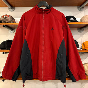 2000'S ADIDAS LOGO TWO-TONE JACKET - L