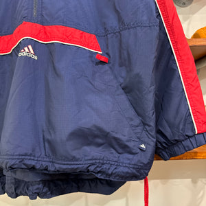 2000'S ADIDAS TWO-TONE 1/4 ZIP JACKET - L/XL