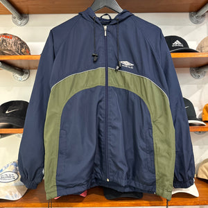 1990'S UMBRO LOGO TWO-TONE JACKET - M