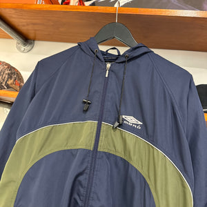1990'S UMBRO LOGO TWO-TONE JACKET - M