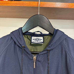 1990'S UMBRO LOGO TWO-TONE JACKET - M