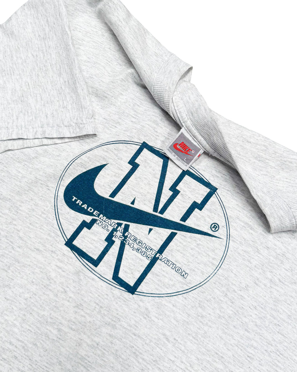 1990'S NIKE TRADEMARK GRAPHIC TEE - L
