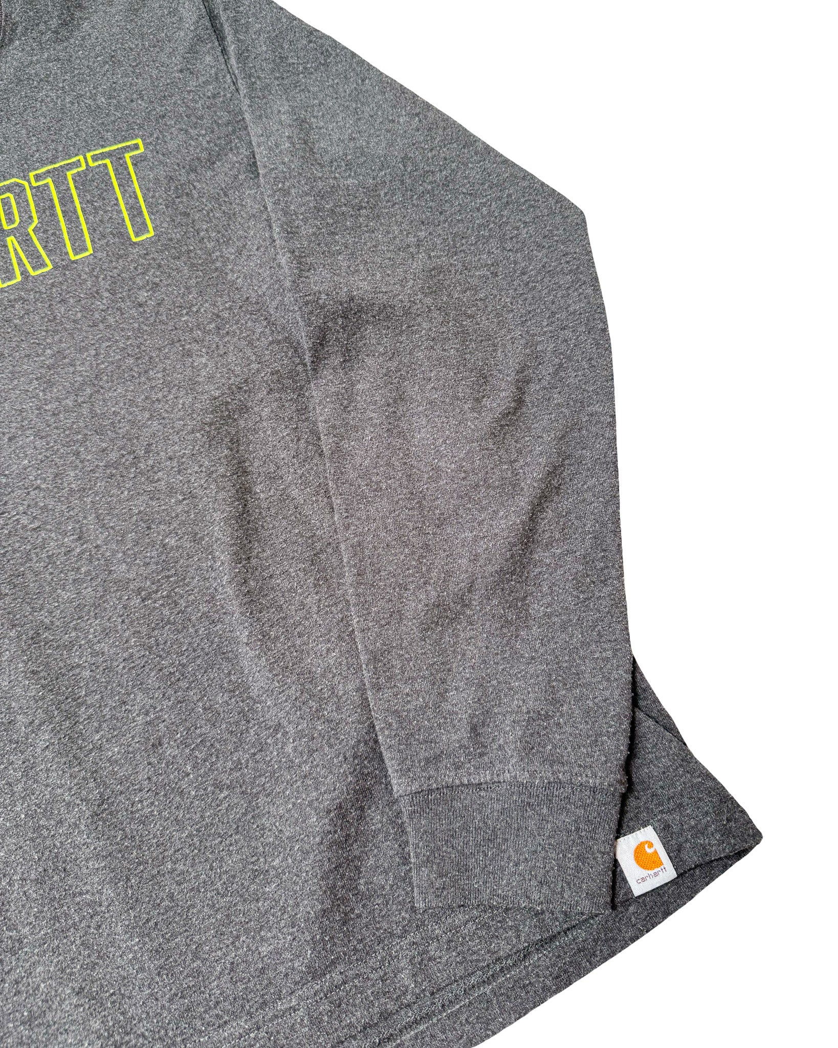 2000'S CARHARTT SPELLOUT LONG SLEEVE TEE - L