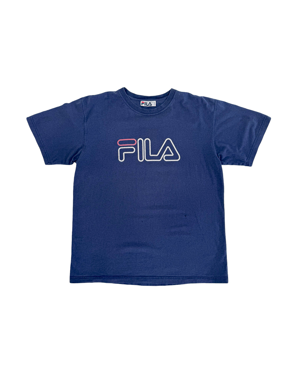 2000'S FILA SPELL OUT GRAPHIC TEE - M