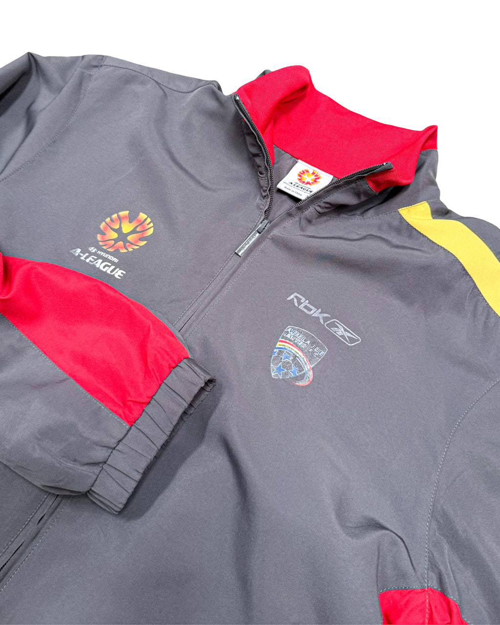 2000'S REEBOK ADELAIDE UNITED F.C JACKET - L