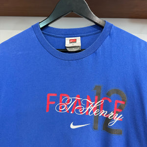 2000'S NIKE FRENCH FOOTBALL 'THIERRY HENRY' TEE - M