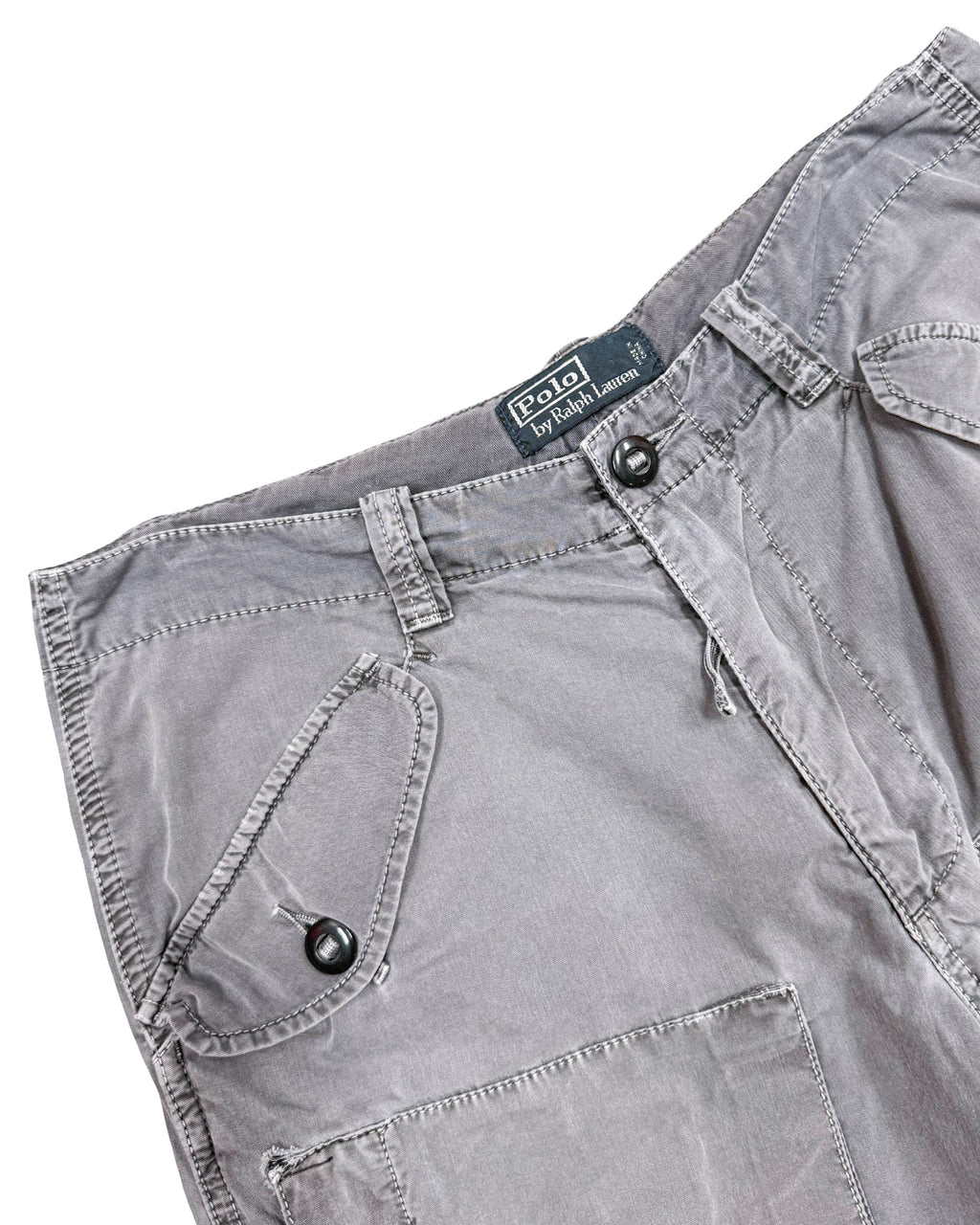 1990'S POLO RALPH LAUREN CARGO SHORTS - 33
