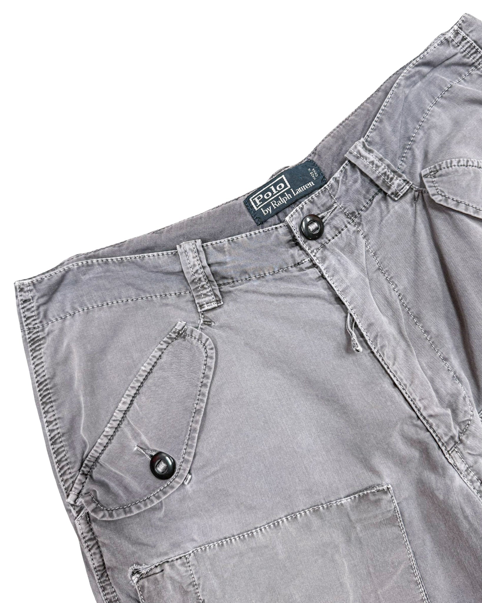 1990'S POLO RALPH LAUREN CARGO SHORTS - 33